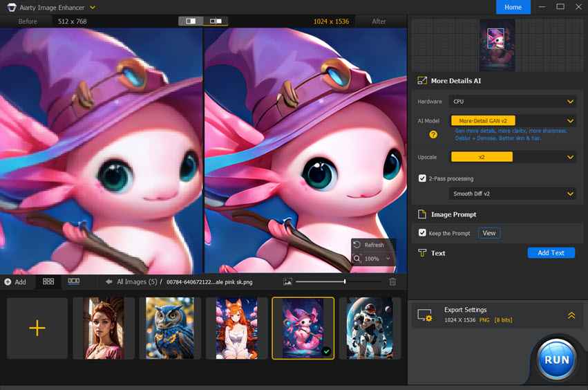 AI Arty Image Enhancer Upscale Stable Diffusion AI Art
