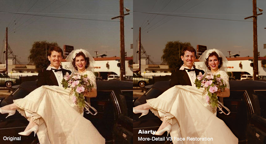 Aiarty Image Enhancer Restore Old Image